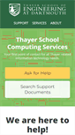 Mobile Screenshot of computing.thayer.dartmouth.edu