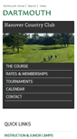 Mobile Screenshot of hanovercc.dartmouth.edu