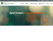 Tablet Screenshot of digitalstrategies.tuck.dartmouth.edu