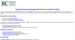 Desktop Screenshot of caligari.dartmouth.edu