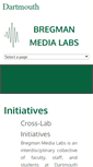 Mobile Screenshot of bregman.dartmouth.edu