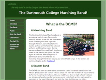 Tablet Screenshot of dcmb.dartmouth.edu