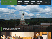 Tablet Screenshot of mhcds.dartmouth.edu