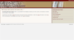 Desktop Screenshot of dante.dartmouth.edu